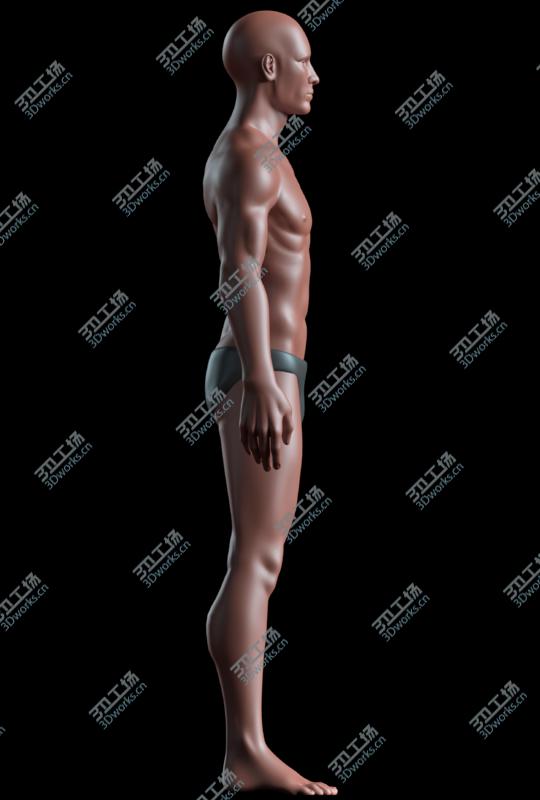 images/goods_img/2021040234/3D Realistic Human Body Basemesh - UVMapped - Rigged/4.jpg